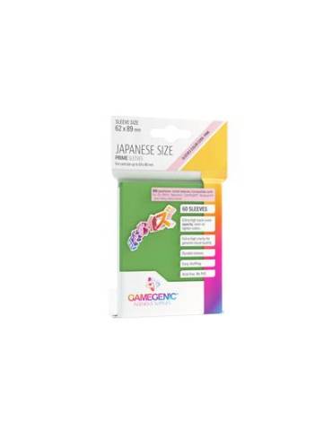 60 prime sleeves Japanse formaat gamegenic – Bos Groen