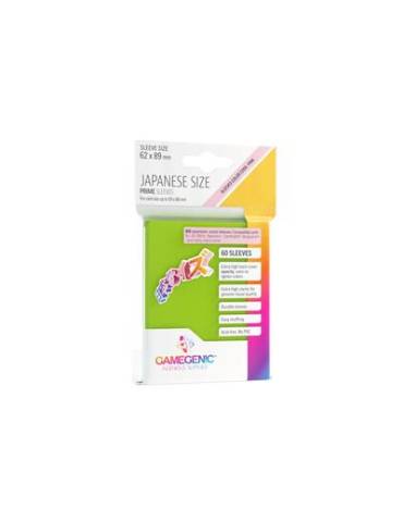 60 prime sleeves japanese gamegenic format – Green