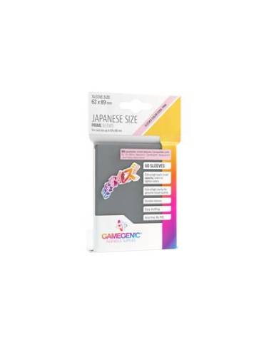 60 prime sleeves Japanse formaat gamegenic – Grijs