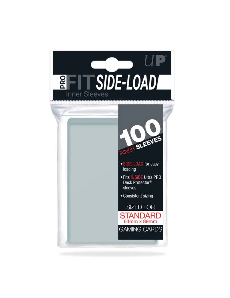 100 inner sleeves standard size side loading clear ULTRA PRO