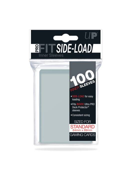 100 inner sleeves standard size side loading clear ULTRA PRO