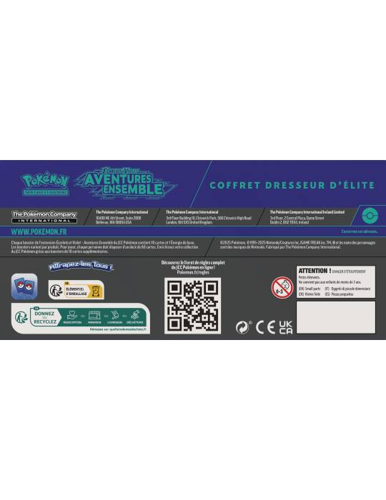 EV9 aventure ensemble ETB coffret dresseur élite POKEMON JCC