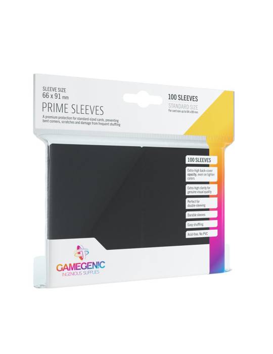100 prime sleeves standard size gamegenic