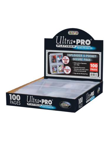 100 pages 4 pockets for toploader platinum ULTRA PRO