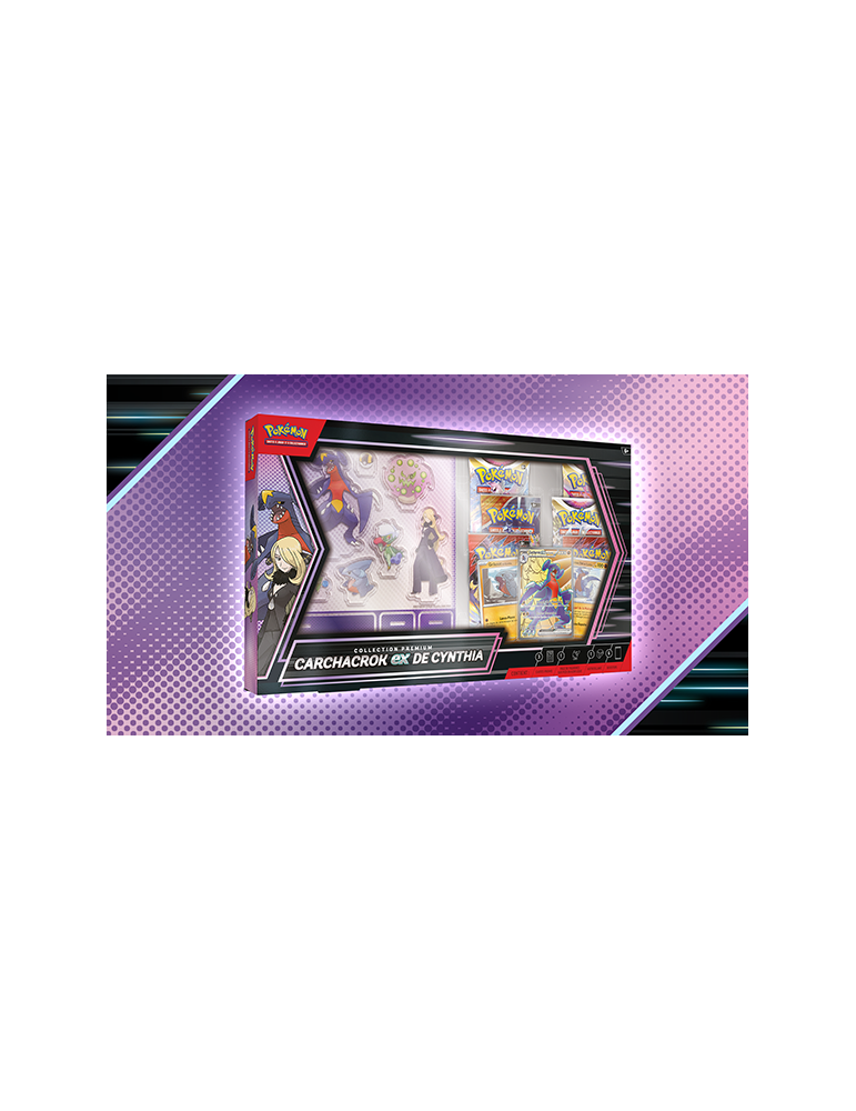Collection Premium Carchacrok‑ex de Cynthia POKEMON JCC