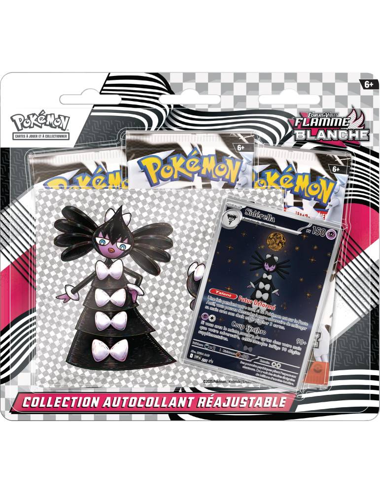 Collection autocollant réajustable Écarlate et Violet - EV 10.5 Flamme Blanche
