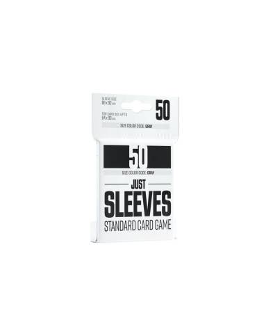 50 standaard maat mouwen JUST SLEEVES – Zwart