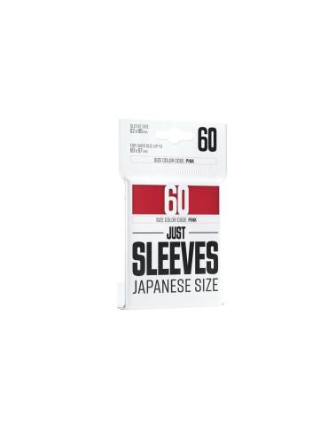 60 sleeves Japanese size JUST SLEEVES – Red