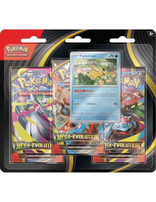 ME01 mega evolution tripack psykokwak Akwakwak Pokemon TCG