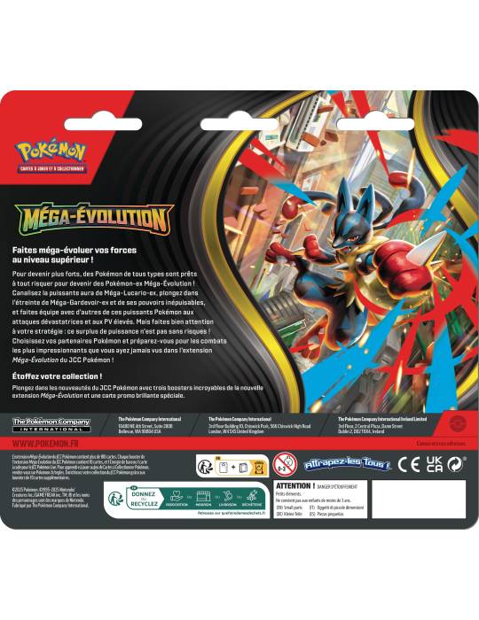 ME01 mega evolution tripack psykokwak Akwakwak Pokemon JCC