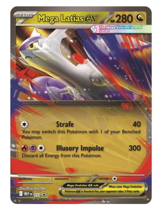 ME01 coffret mega latias pokemon JCC