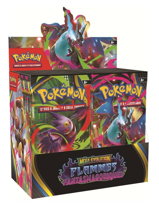 Méga-Évolution - Pack de 36 Boosters ME02 Flammes Fantasmagoriques