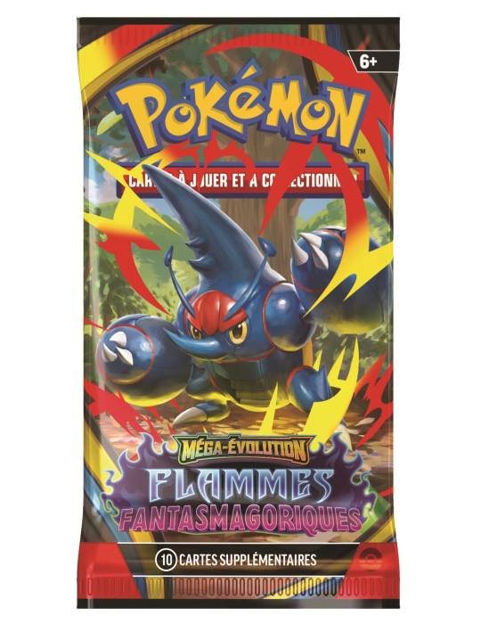 Méga-Évolution - Pack de 36 Boosters ME02 Flammes Fantasmagoriques