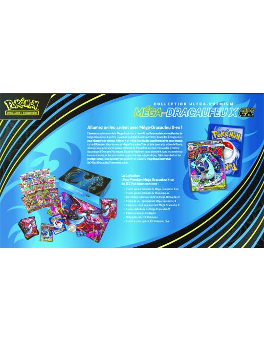 Collection Ultra-Premium Méga-Dracaufeu X-ex POKEMON JCC