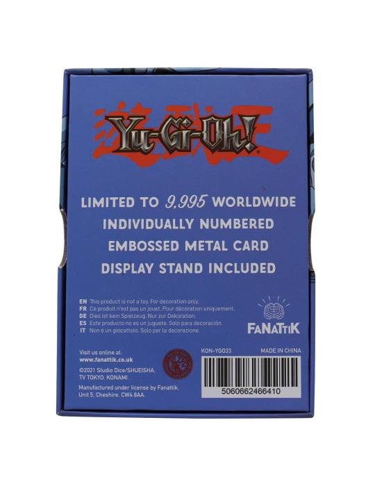 Yu-Gi-Oh! réplique Card Blue Eyes Toon Dragon Limited Edition Fanattik