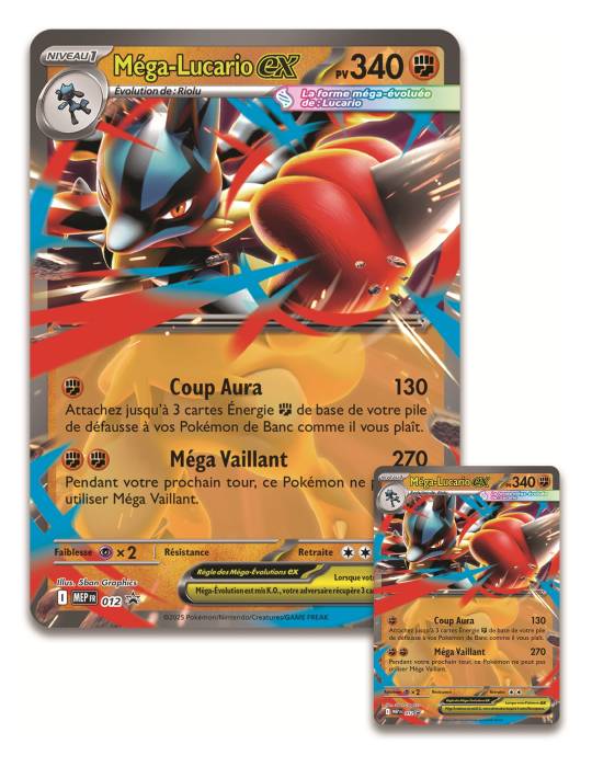 Collection avec figurine Méga-Lucario-ex POKEMON JCC
