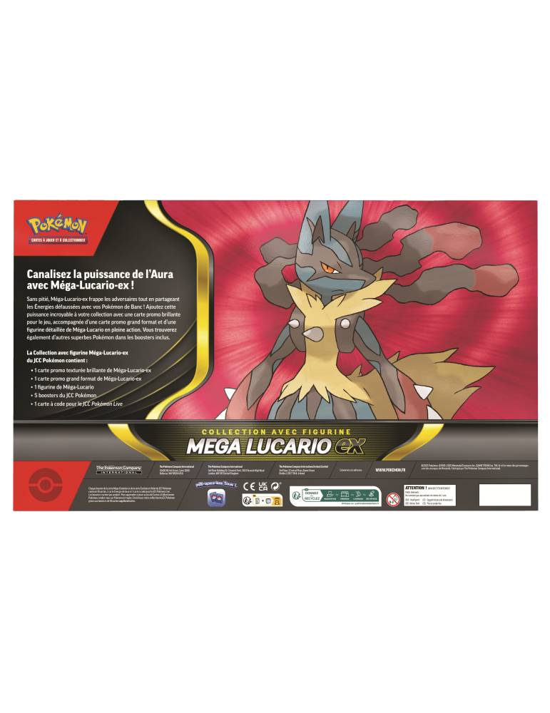 Collection avec figurine Méga-Lucario-ex POKEMON JCC