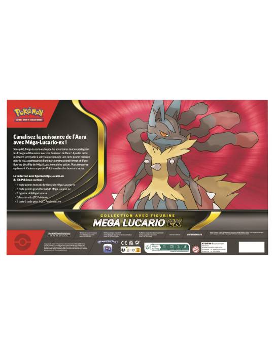 Collection avec figurine Méga-Lucario-ex POKEMON JCC