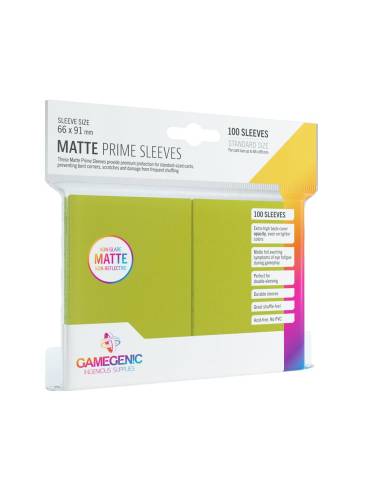 100 prime sleeves matte standaard formaat gamegenic – Groente
