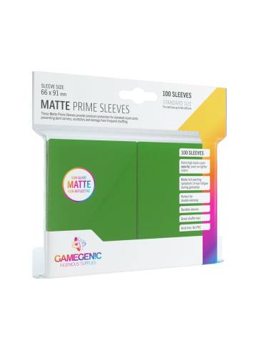 100 prime sleeves matte standaard formaat gamegenic – Bos Groen