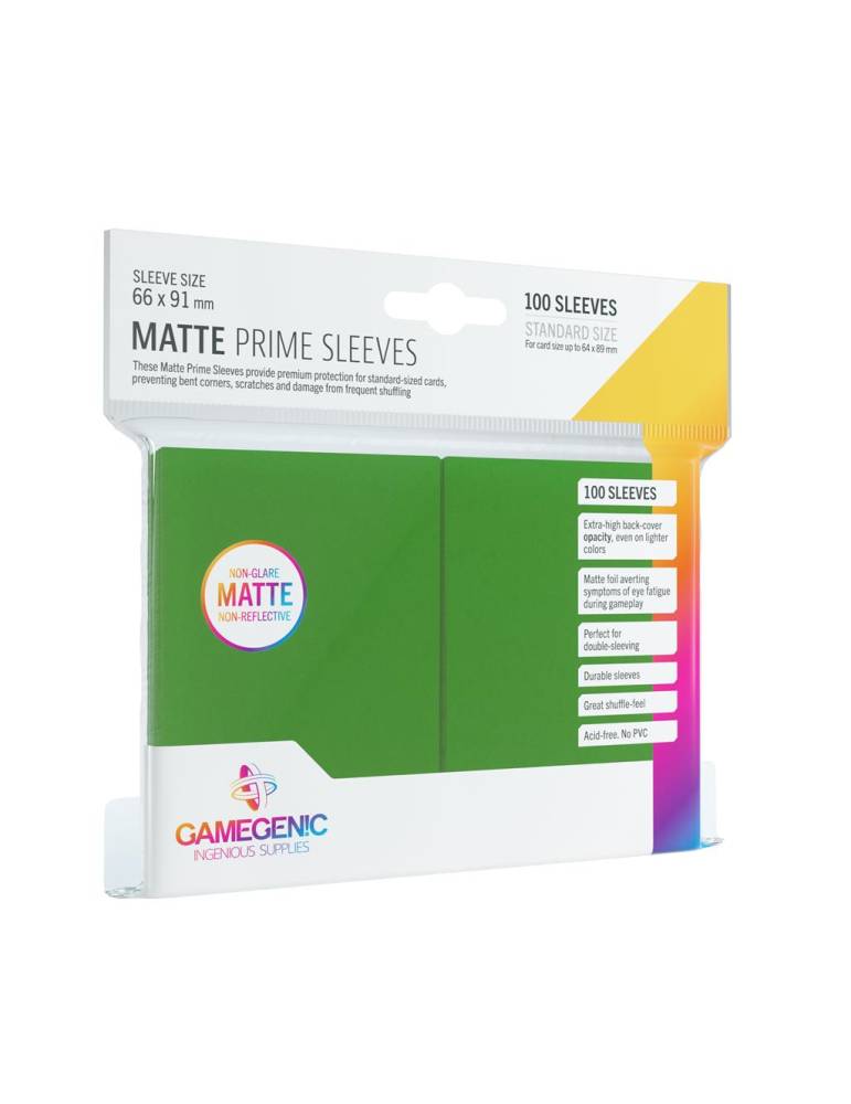 100 prime sleeves matte standaard formaat gamegenic