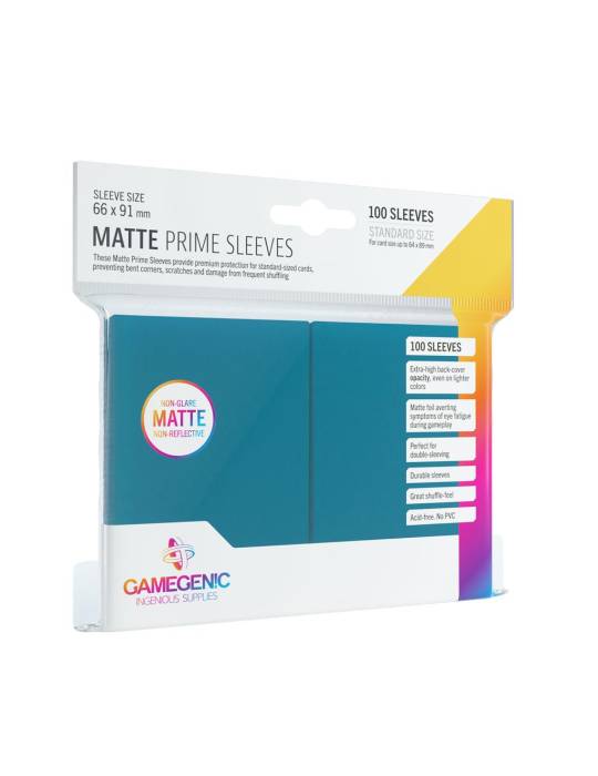 100 prime sleeves matte standard size gamegenic