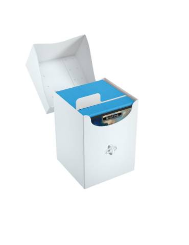 Gamegenic 100+ Card Deck Holder Box – White