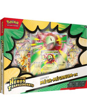 Coffret ex Méga-Évolution - ME2.5 Héros Transcendants – FR – Méga-Méganium-ex