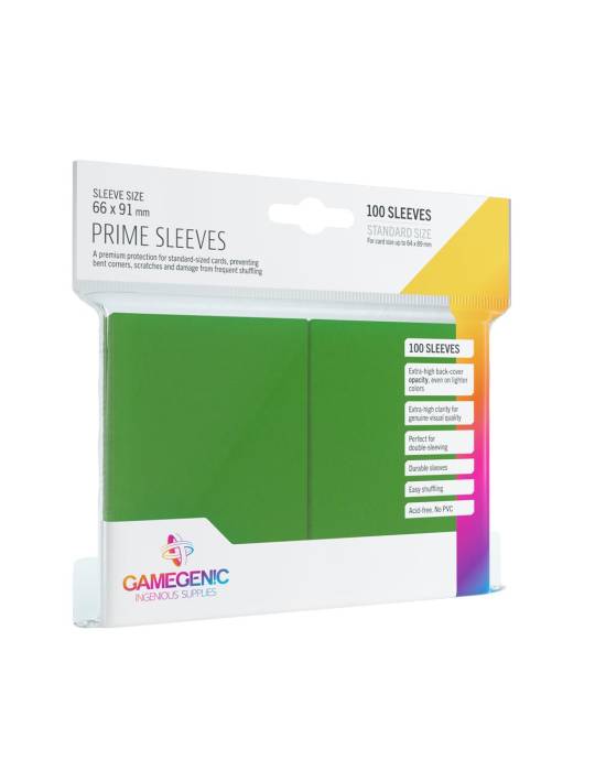 100 prime sleeves taille standard gamegenic