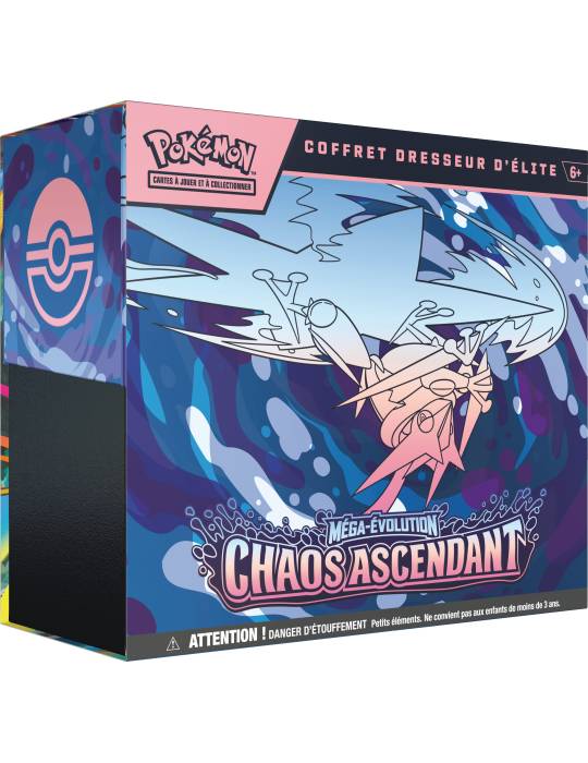 Coffret Dresseur d'Élite ETB Méga-Évolution ME04 Chaos Ascendant