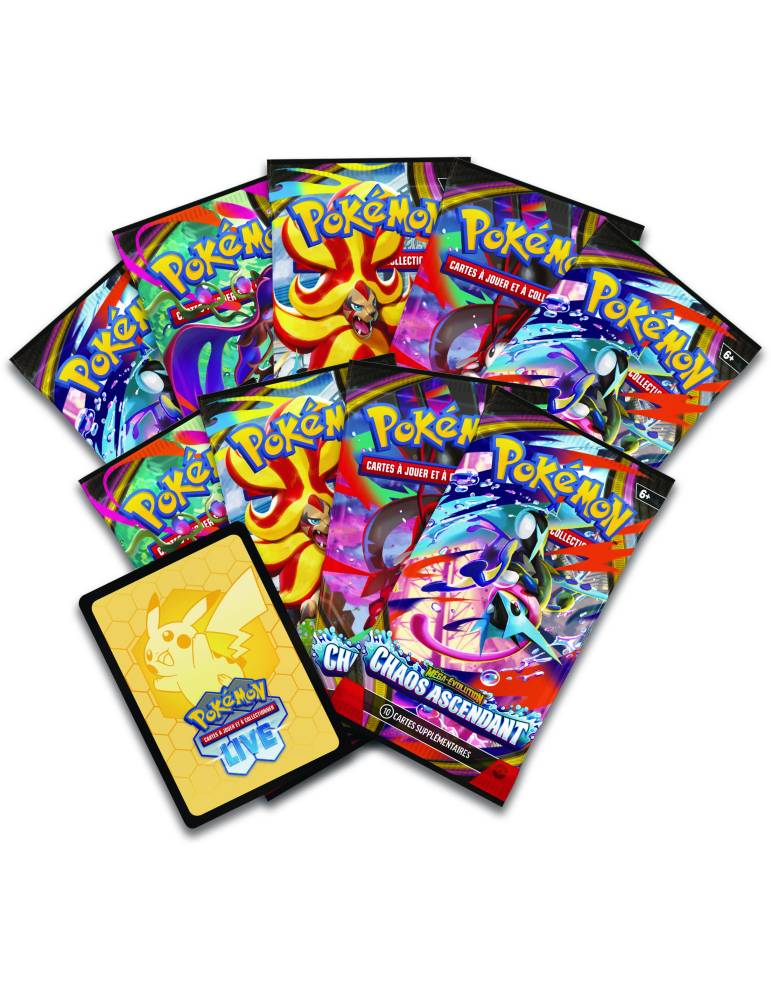 Coffret Dresseur d'Élite ETB Méga-Évolution ME04 Chaos Ascendant