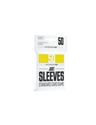 50 sleeves taille standard JUST SLEEVES – Jaune