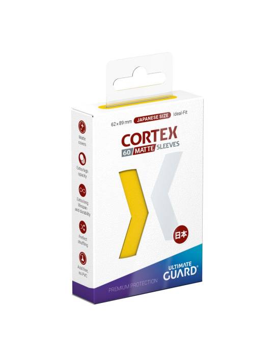 60 sleeves cortex taille japonaise ULTIMATE GUARD