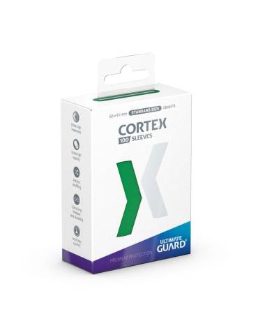 100 Cortex Sleeves standard size Ultimate guard – Forest green – normal