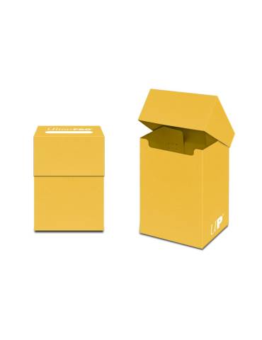 Boite de deck solid 80+ ULTRA PRO – Jaune