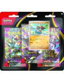 Pack de 3 Boosters sous blister Méga-Évolution - ME05 Nuit Noire