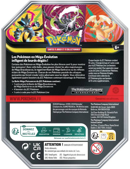 Pokémon JCC : Boîtes Méga Puissances (1x boîte aléatoire)