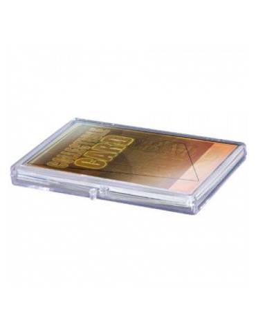 Solid transparent box for storage of 15 ultra pro cards