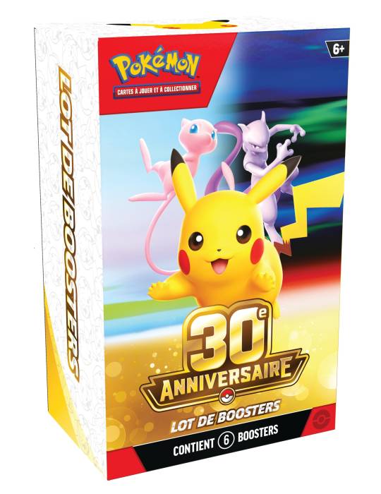 Lot de boosters 30e Anniversaire (6 boosters)