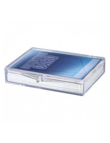 Solid transparent box for storage of 35 ultra pro cards