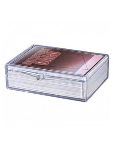 Solid transparent box for storage of 50 ultra pro cards