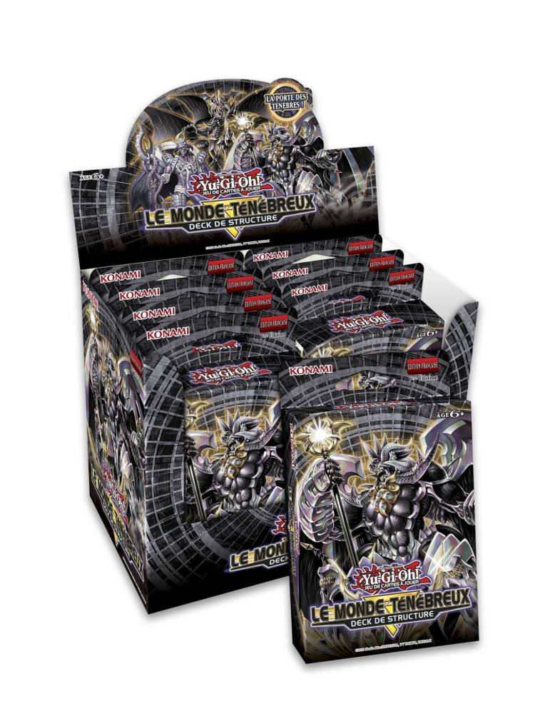 Structure deck monde ténébreux Yu-Gi-Oh FR Konami - 1