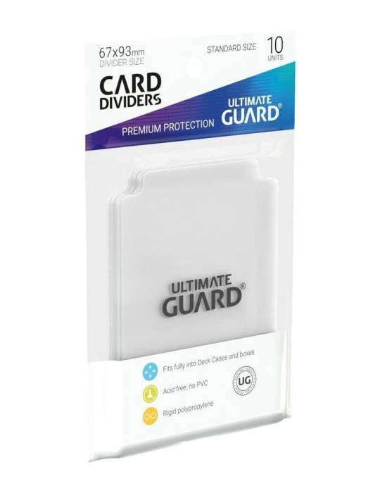 Side deck separator card divider transparant (x10) Ultimate Guard - 2