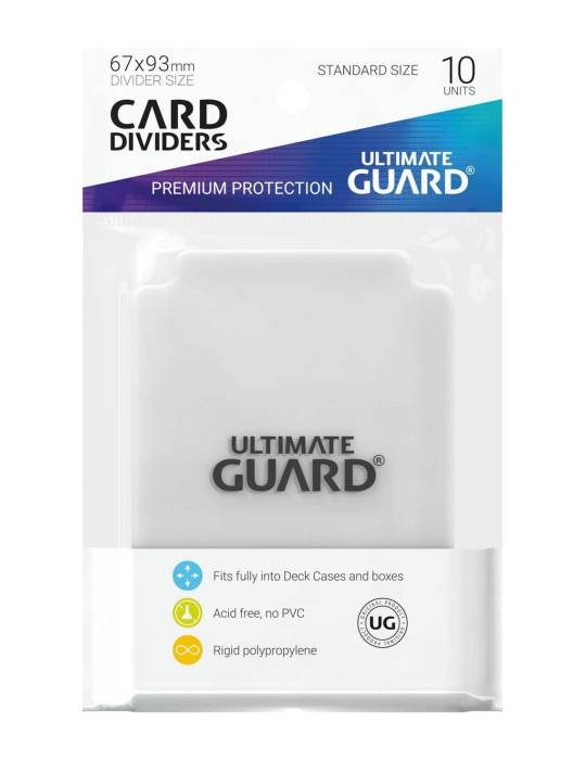 Side deck separator card divider transparant (x10) Ultimate Guard - 4