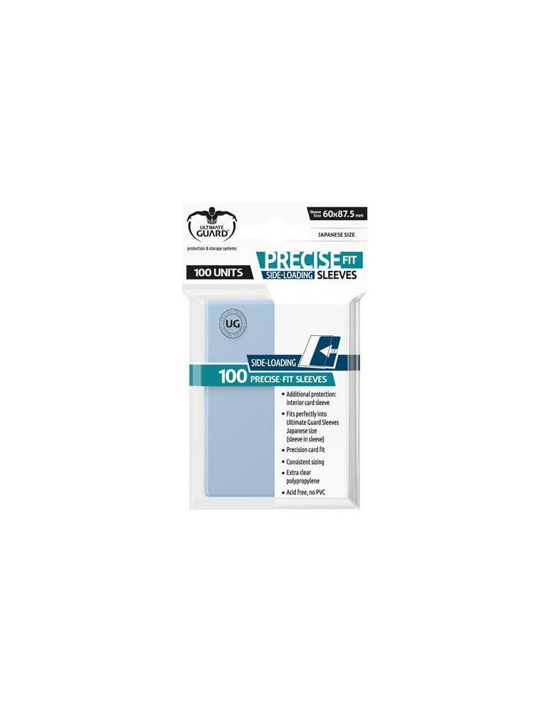 100 Side-Loading Precise-Fit Sleeves Japans formaat transparant Ultimate Guard - 1