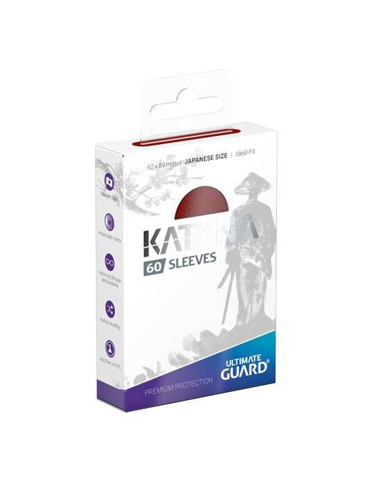 Ultimate Guard 60 Katana Sleeves Japanse Maat Rood Ultimate Guard - 1