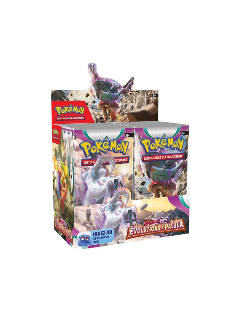 Ecarlate et violet : Evolution à Paldea display 36 boosters POKEMON The Pokémon Company - 1