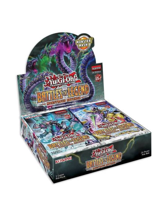 Display Batailles de légende : La vengeance monstrueuse Yu-Gi-Oh! (24 boosters) Konami - 1