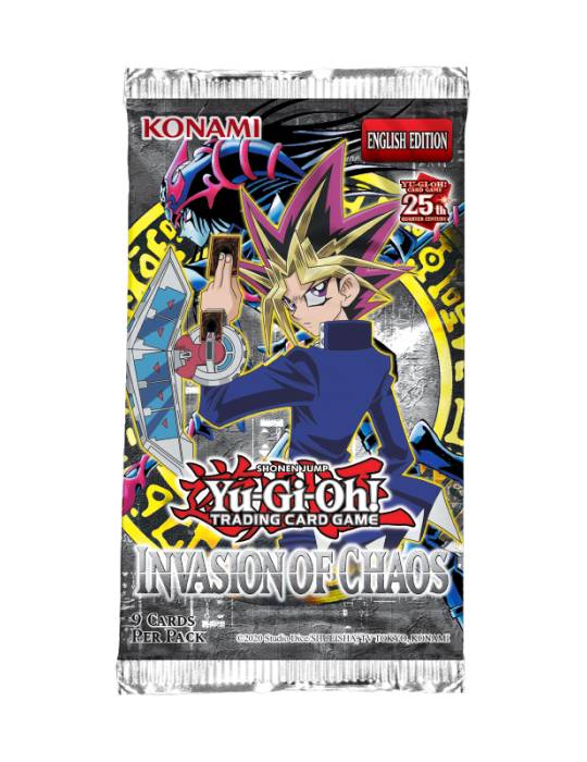 Invasion of Darkness 25th anniversary Yu-Gi-Oh display 24 booster packs Konami - 2