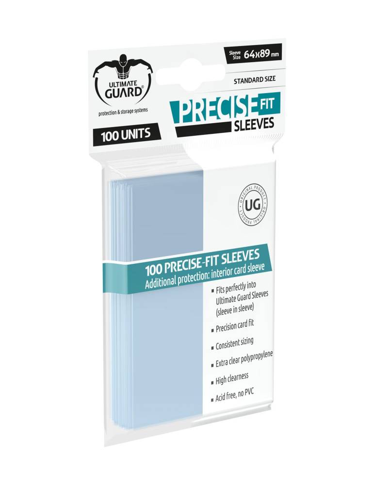 Ultimate guard 100 sleeves transparent precise fit standard size Ultimate Guard - 2